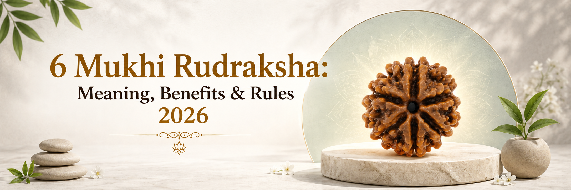 6 Mukhi Rudraksha: Meaning, Benefits & Rules 2026