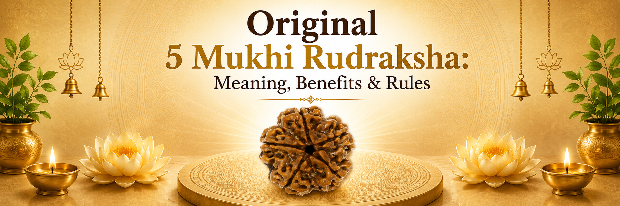 Original 5 Mukhi Rudraksha: Meaning, Benefits & Rules