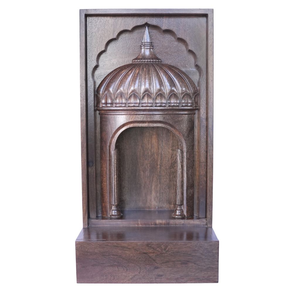Wall-Mounted Mandir (Wooden)