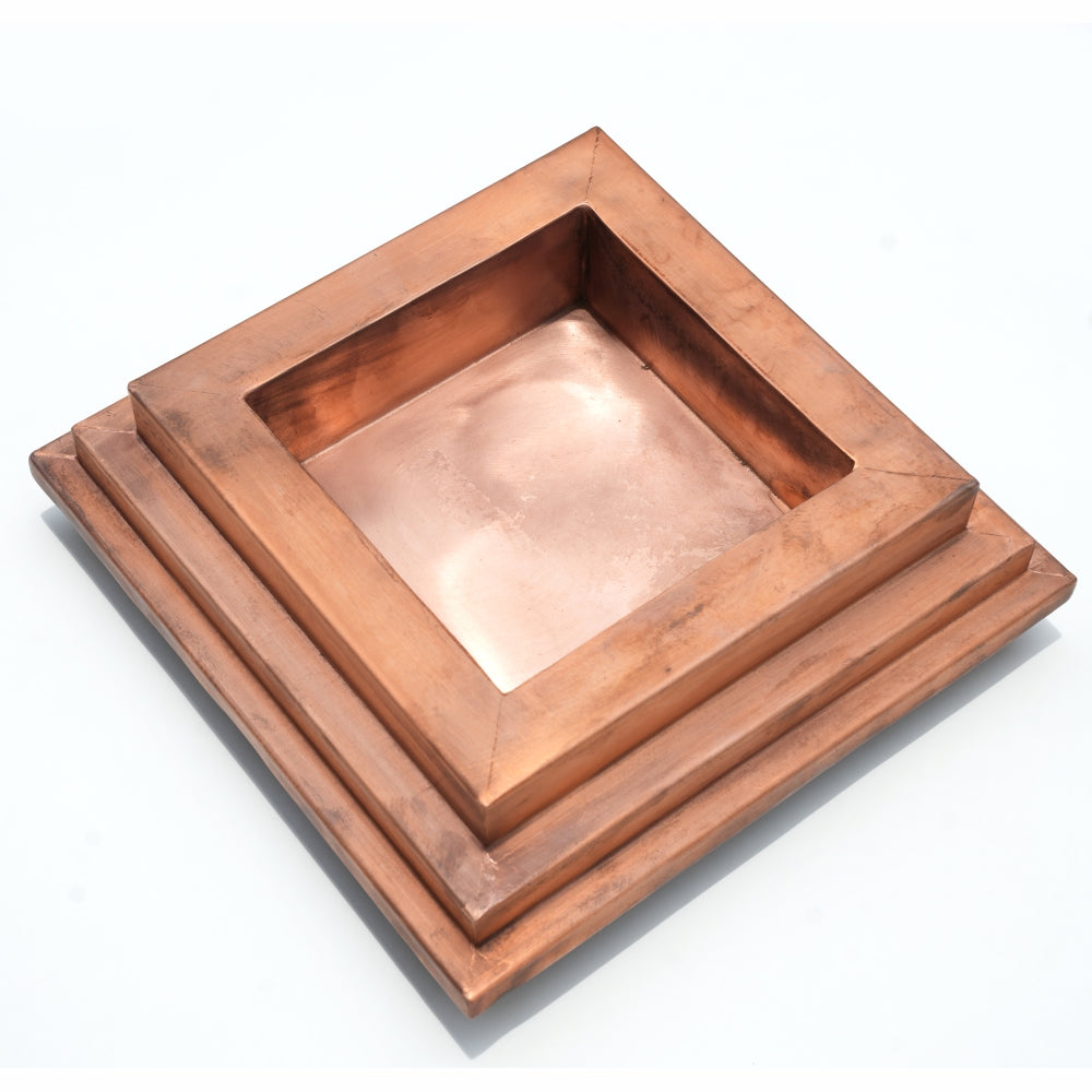 Traditional Copper Hawan Kund for Agnihotra