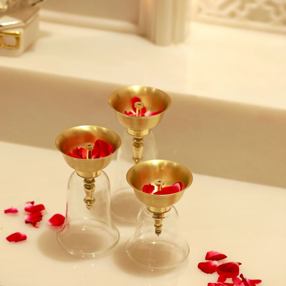 Prakash Vatika Diya Stand Small