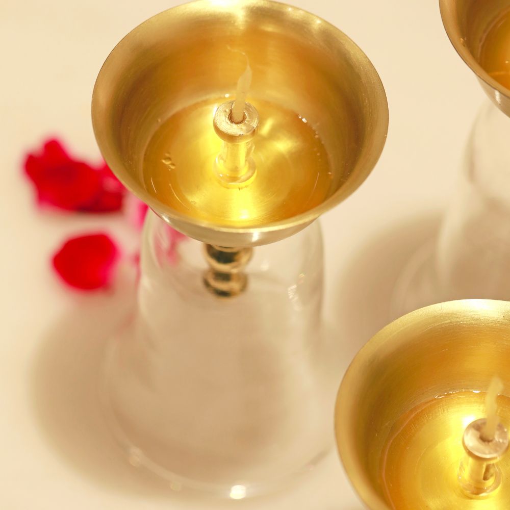 Prakash Vatika Diya Stand Small