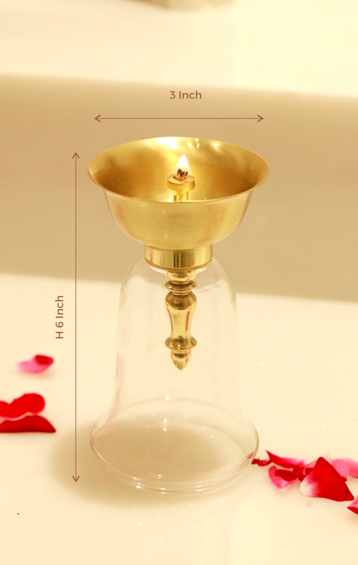 Prakash Vatika Diya Stand Medium