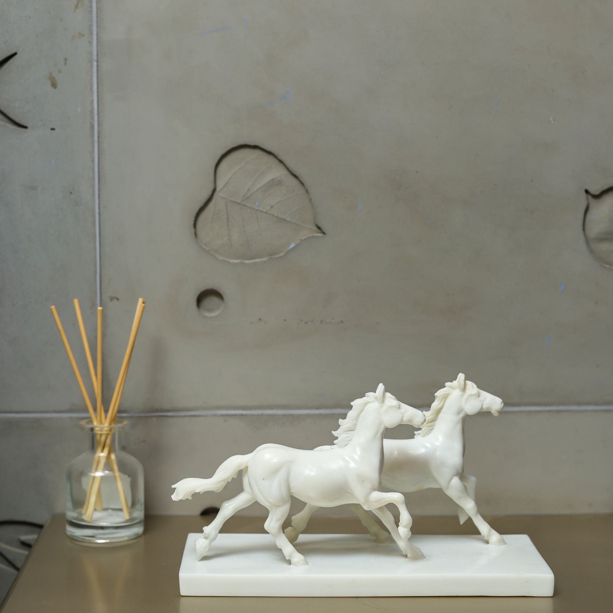 Harmony Horses Marble Sculpture – Balance & Strength