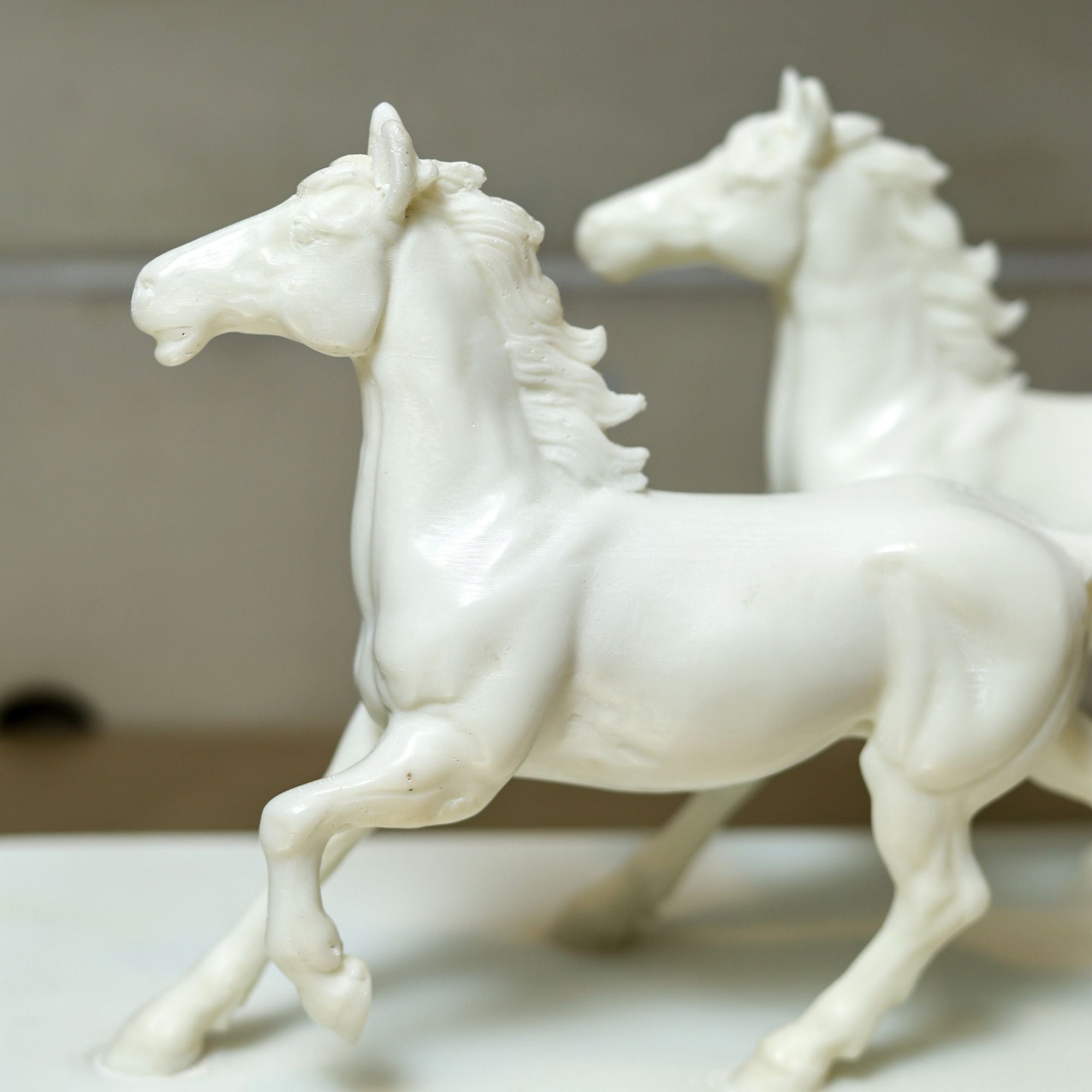 Harmony Horses Marble Sculpture – Balance & Strength