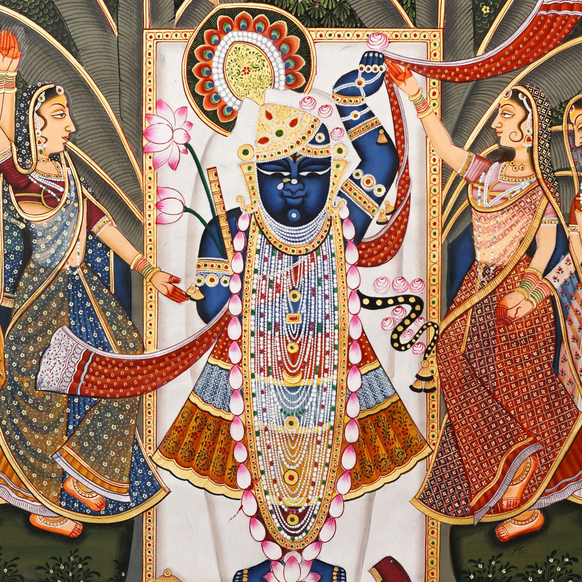 Shrinathji Raas Darshan Pichwai – Divine Celebration of Grace