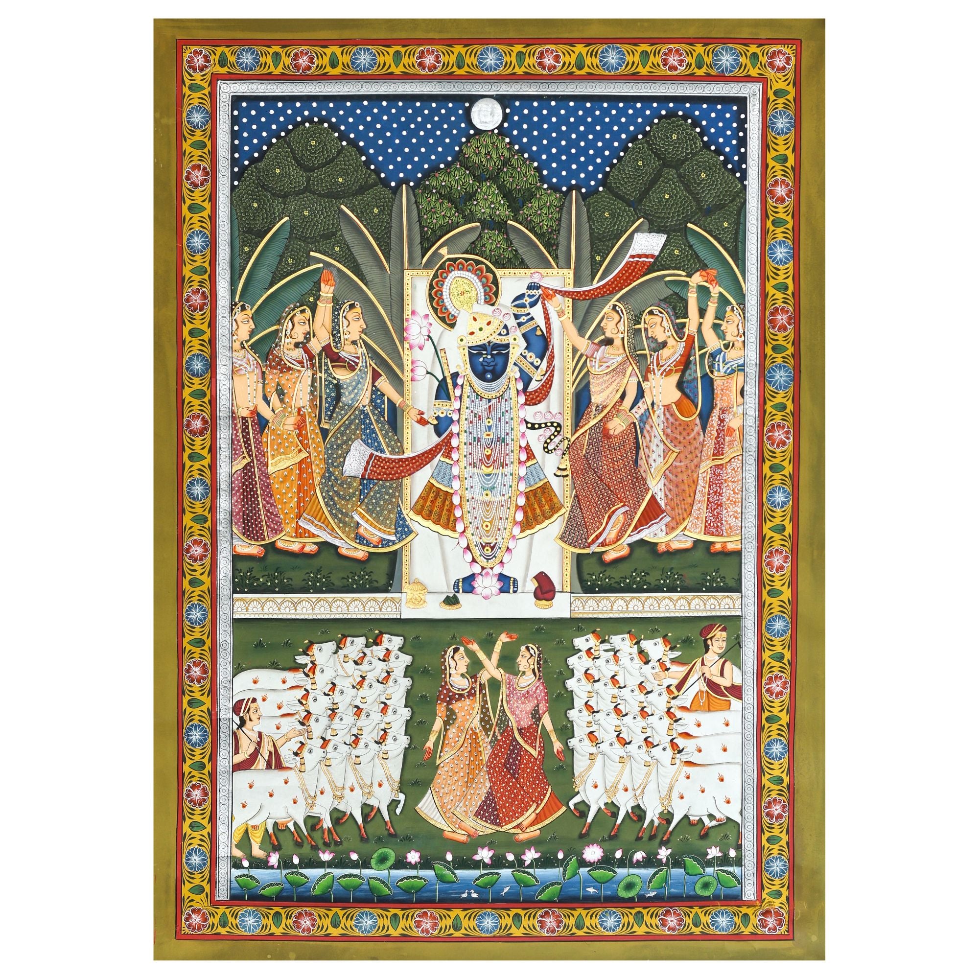Shrinathji Raas Darshan Pichwai – Divine Celebration of Grace
