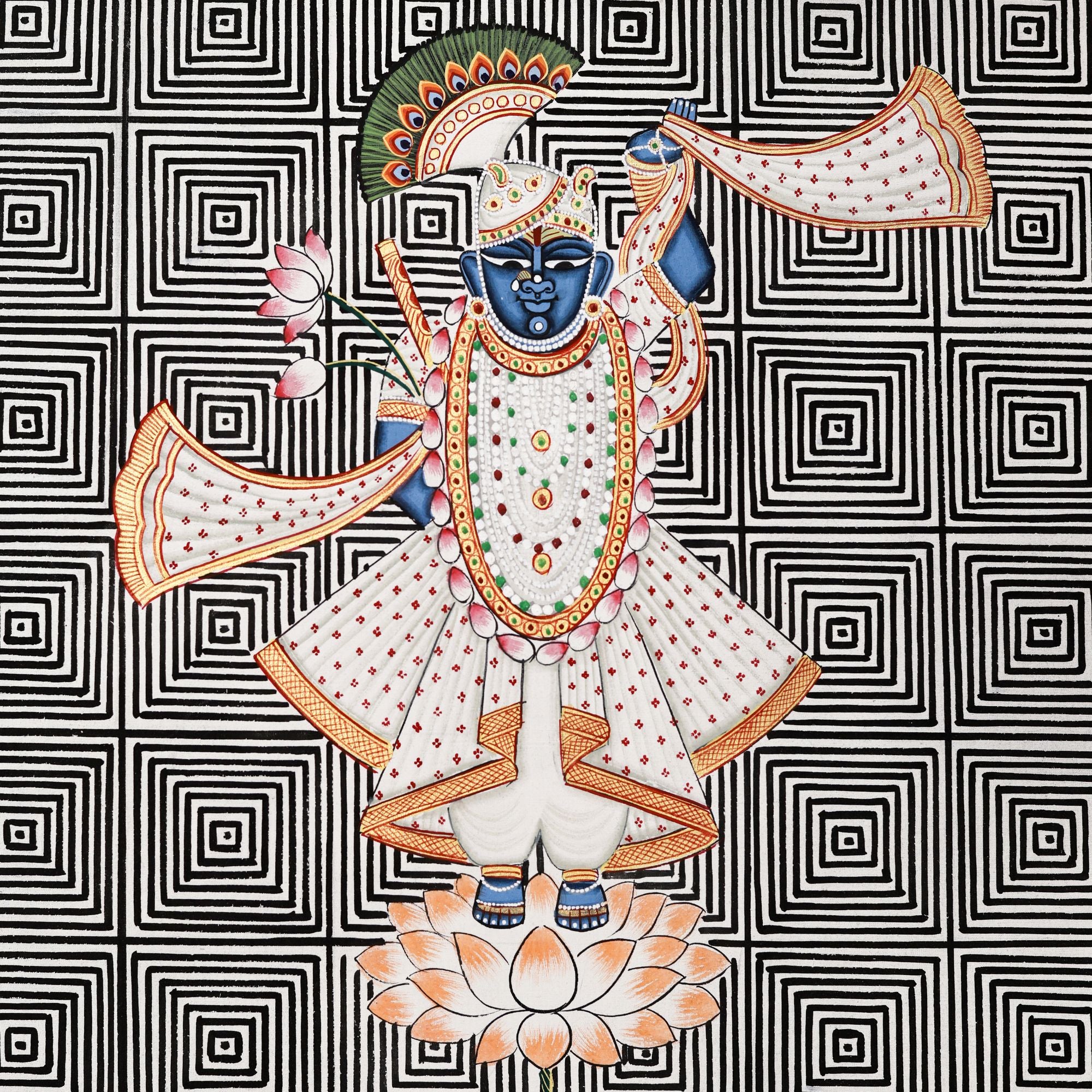 Shrinathji Gaushala Shringar Pichwai – Divine Abundance & Grace