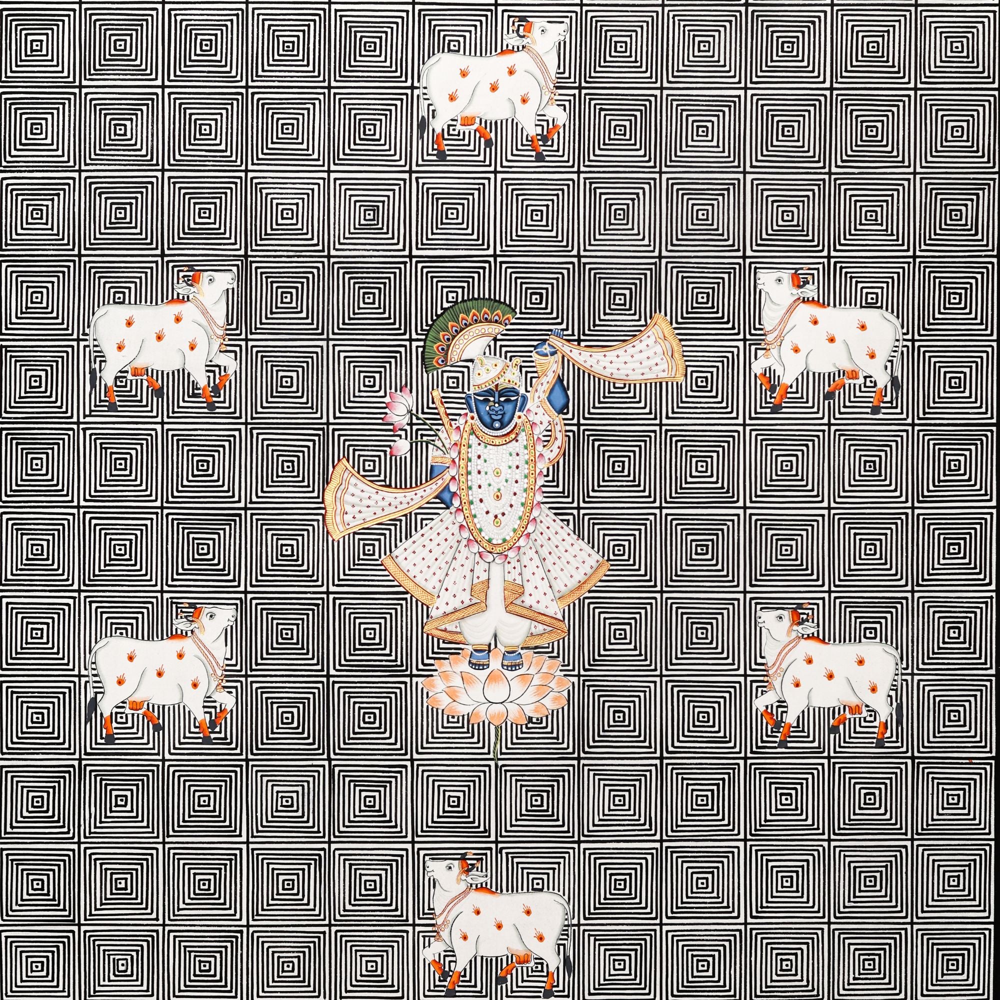 Shrinathji Gaushala Shringar Pichwai – Divine Abundance & Grace
