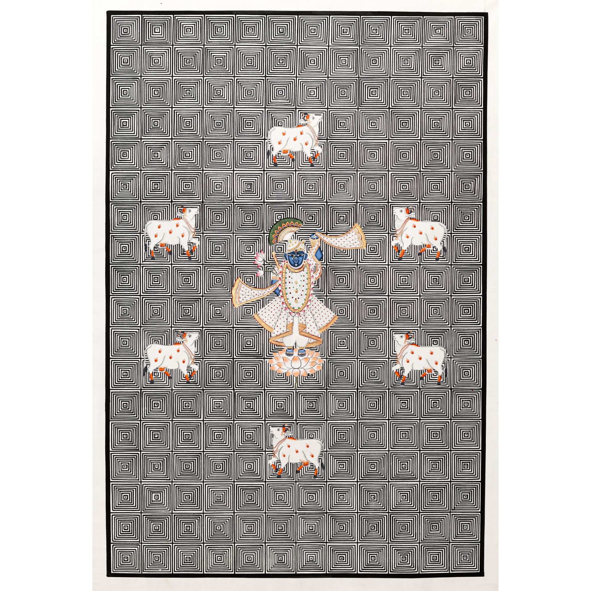Shrinathji Gaushala Shringar Pichwai – Divine Abundance & Grace